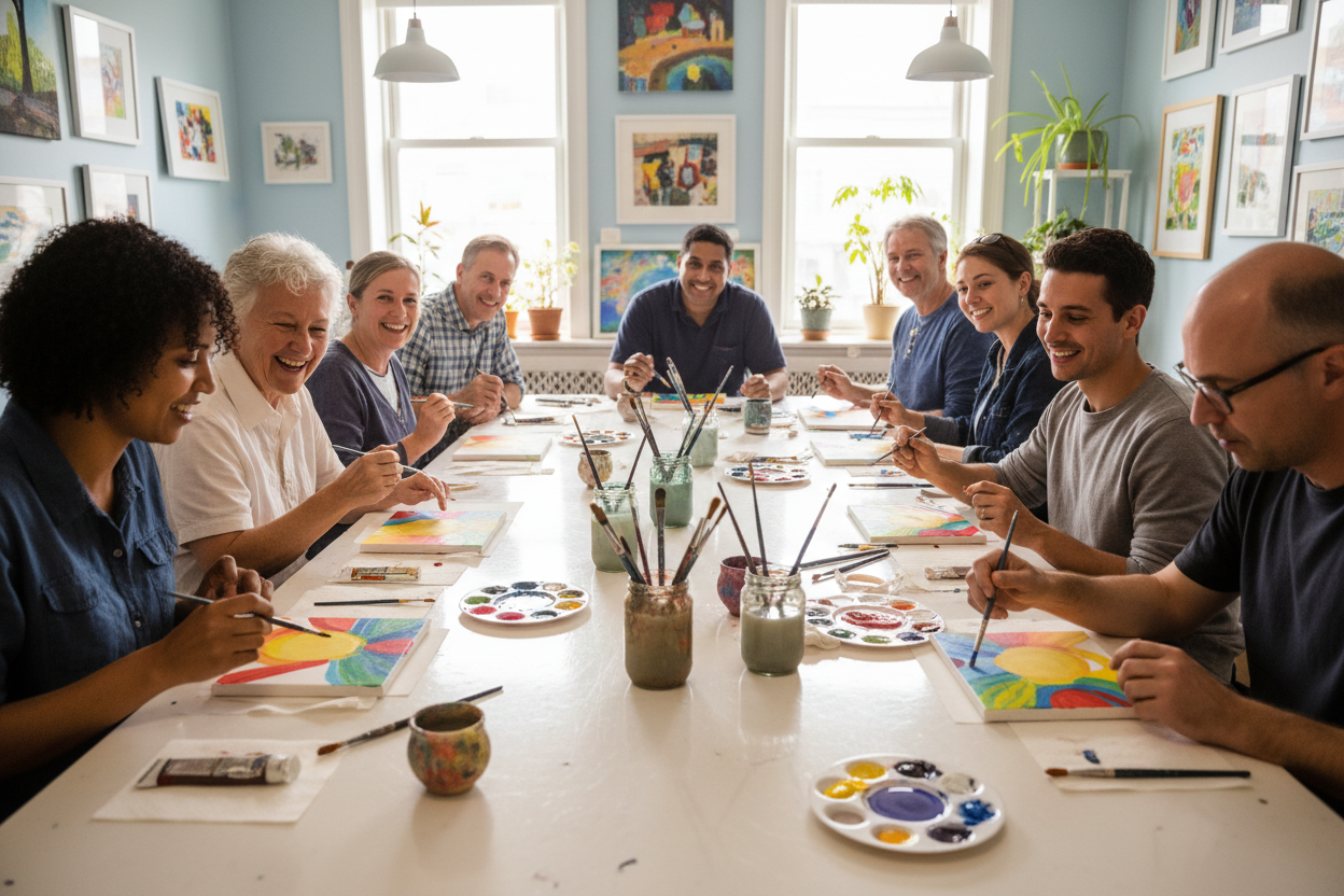 🎨 The Big Paint Table: 6-Week Evening Experience