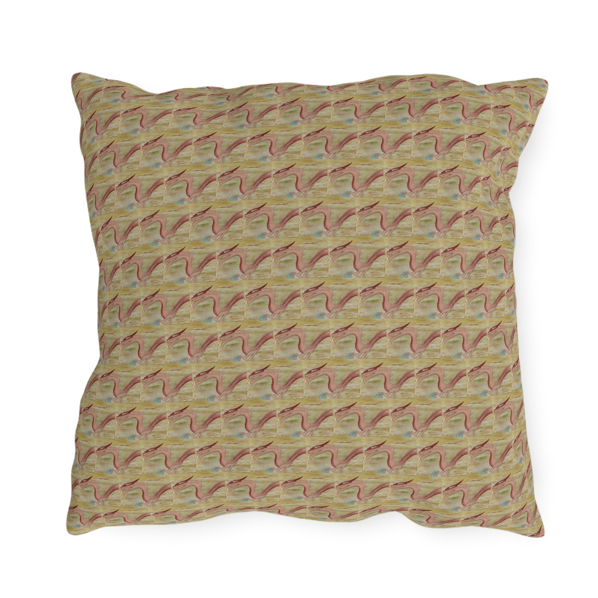 World Dragon Pattern Outdoor Pillow