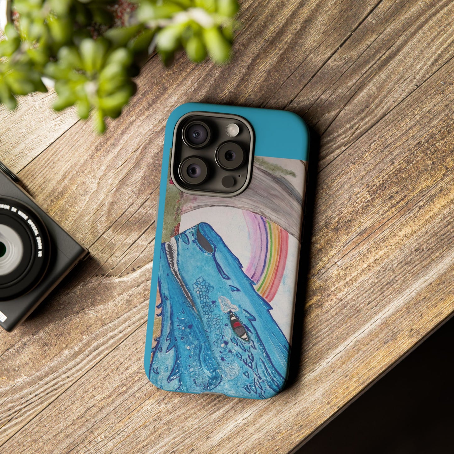 Phone Case — Rainbow Dragon and the Lady