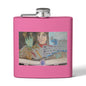 The Storyteller | 6oz Insulated Stainless Steel Flask | Wearable Art for Wandering