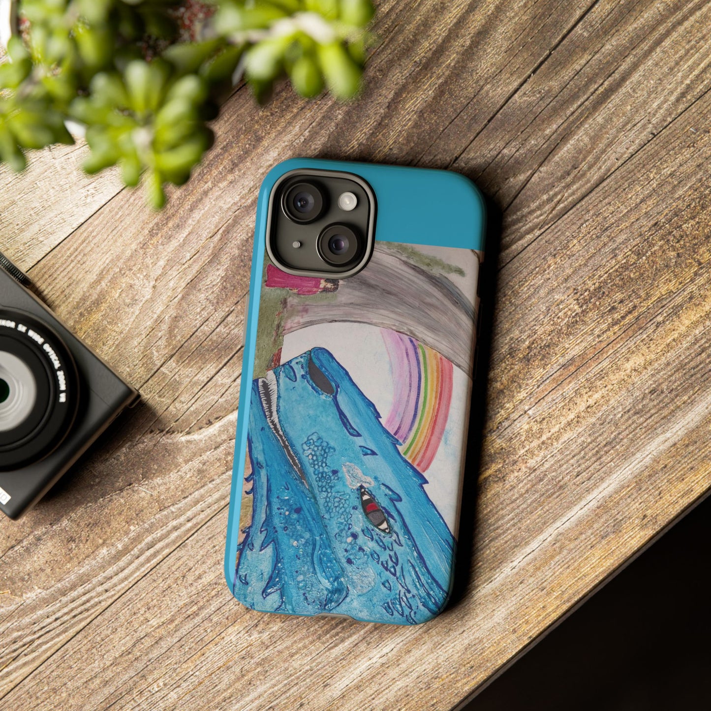 Phone Case — Rainbow Dragon and the Lady