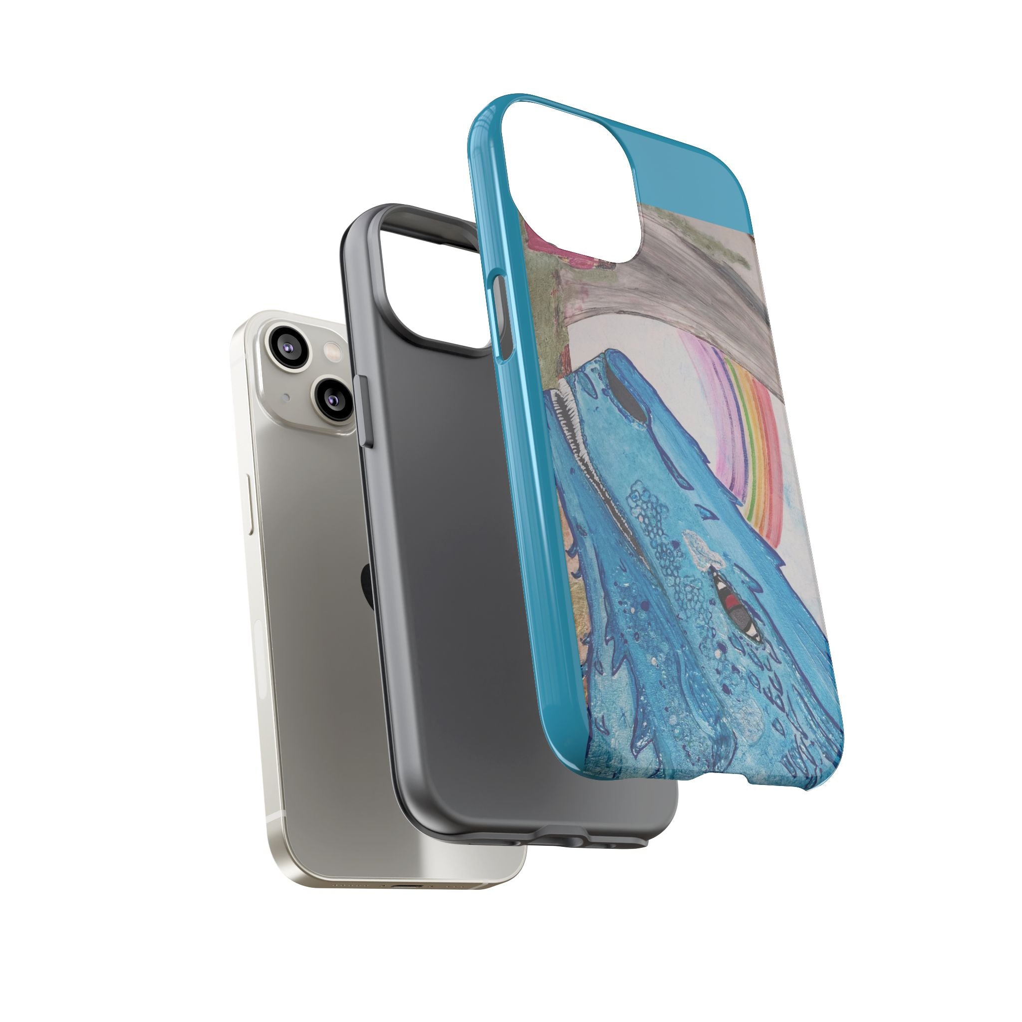 Phone Case — Rainbow Dragon and the Lady