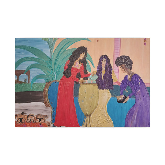 Hecate, Persephone, and Nyx: Matte Canvas, Stretched, 0.75"