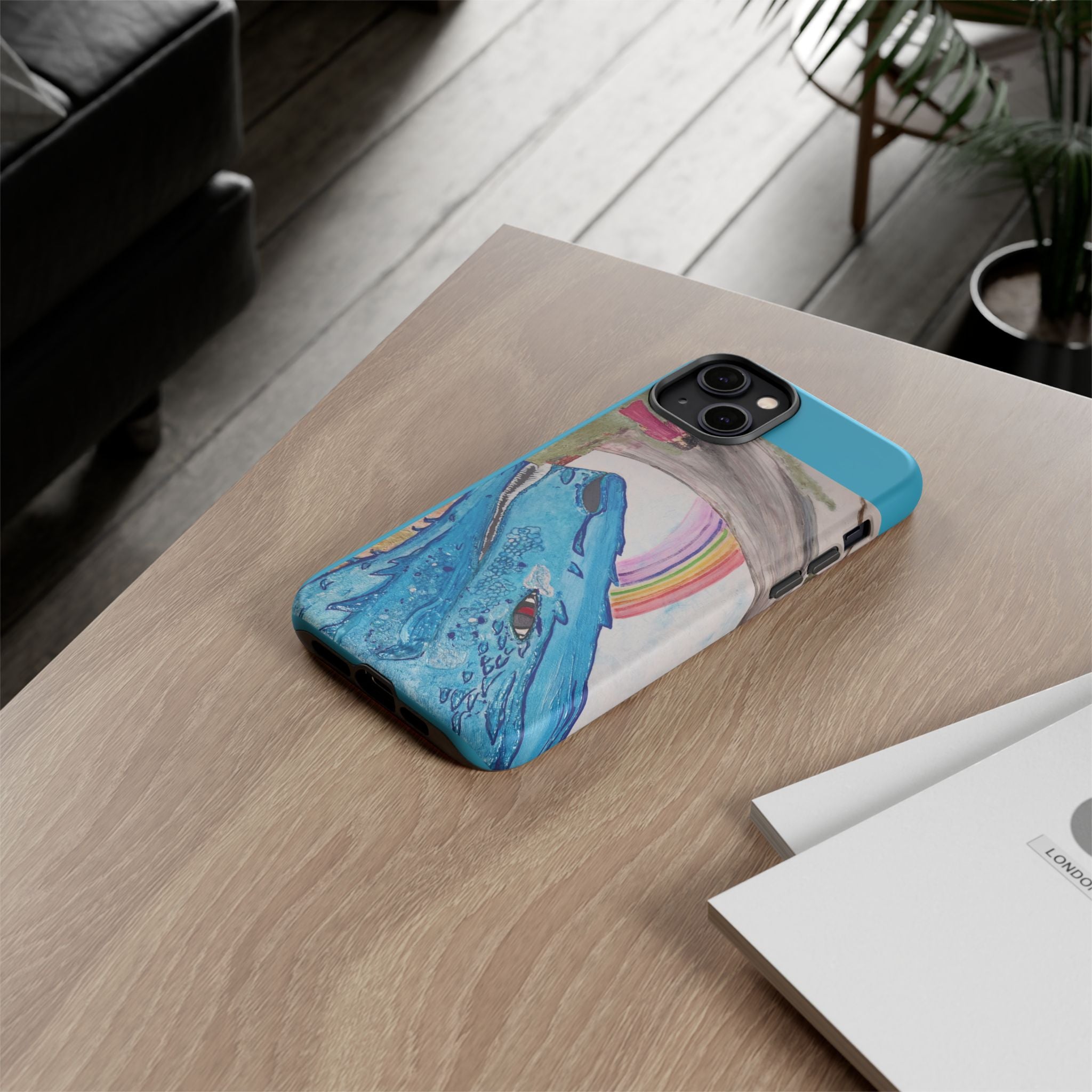Phone Case — Rainbow Dragon and the Lady