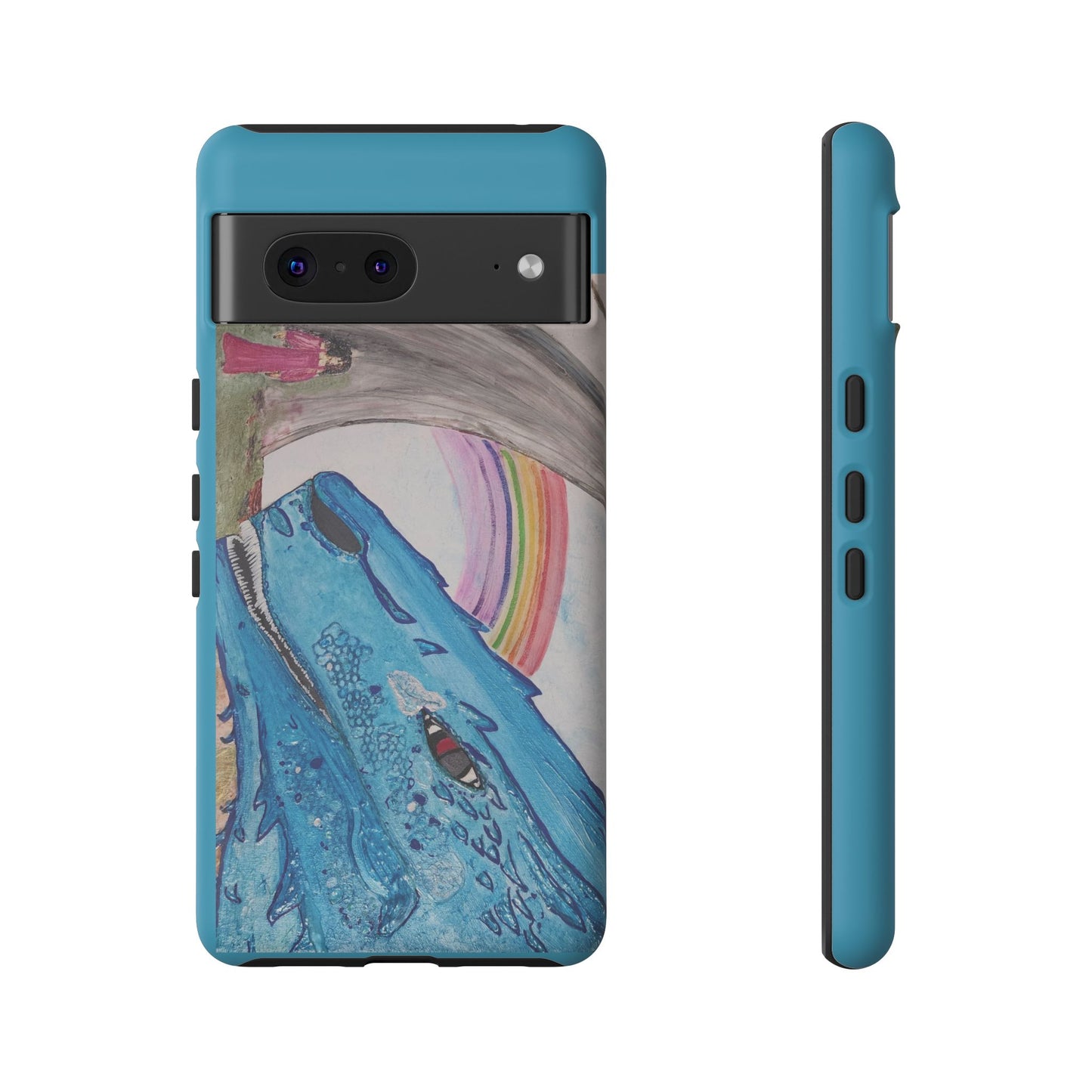 Phone Case — Rainbow Dragon and the Lady