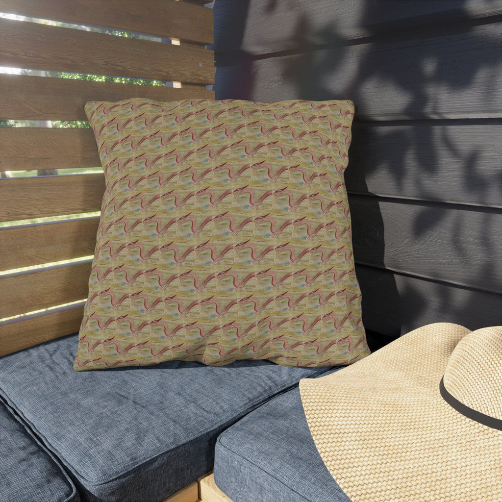 World Dragon Pattern Outdoor Pillow