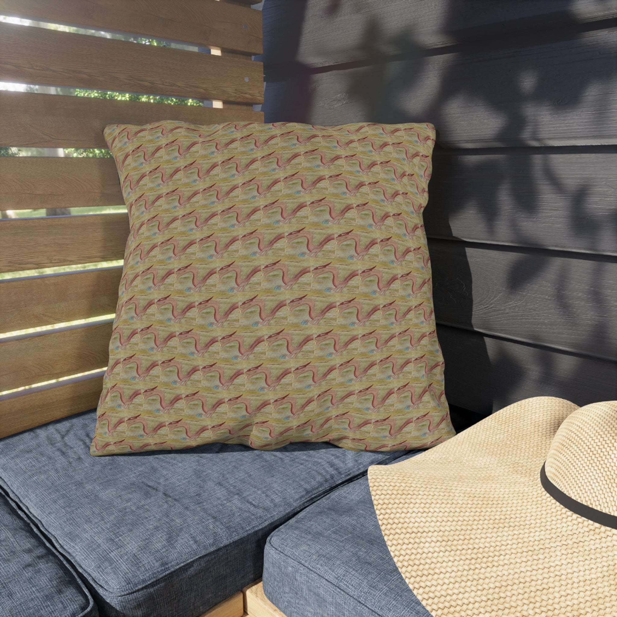 World Dragon Pattern Outdoor Pillow