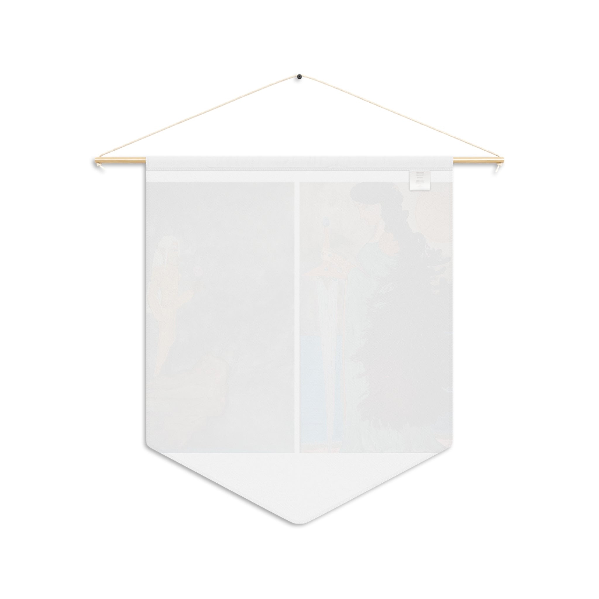 The King and His Lady | Wall Pennant | Juy & Amry | Story-Inspired Textile Art