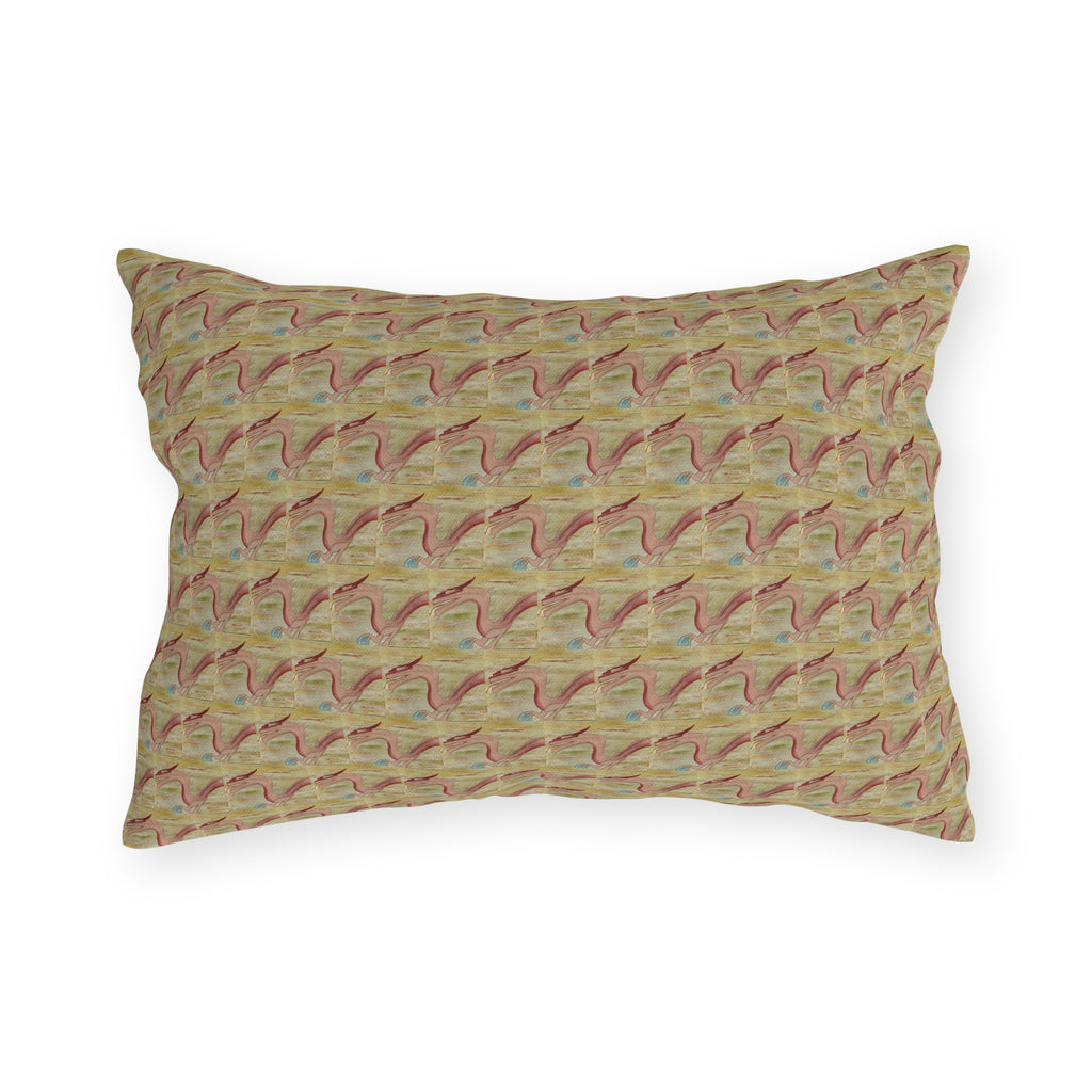 World Dragon Pattern Outdoor Pillow