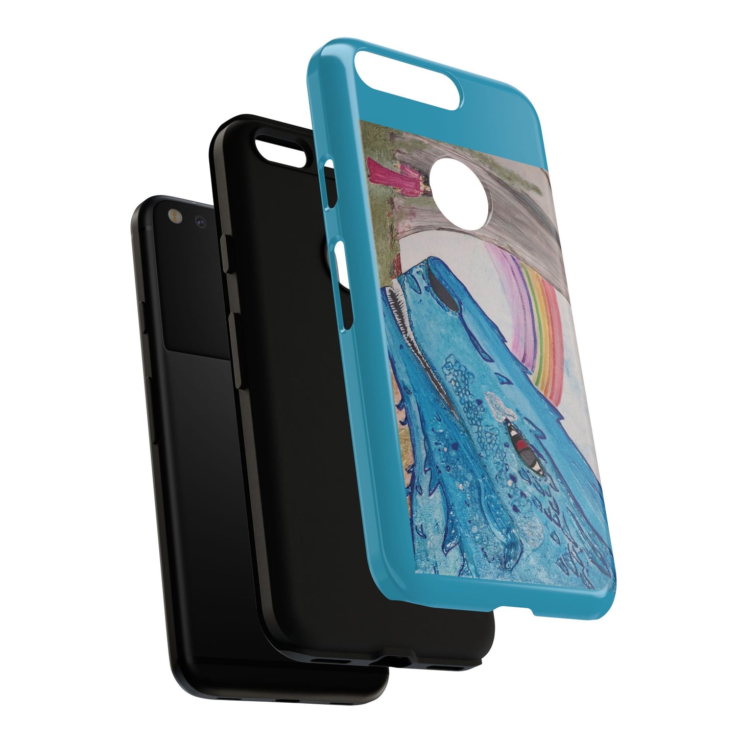 Phone Case — Rainbow Dragon and the Lady