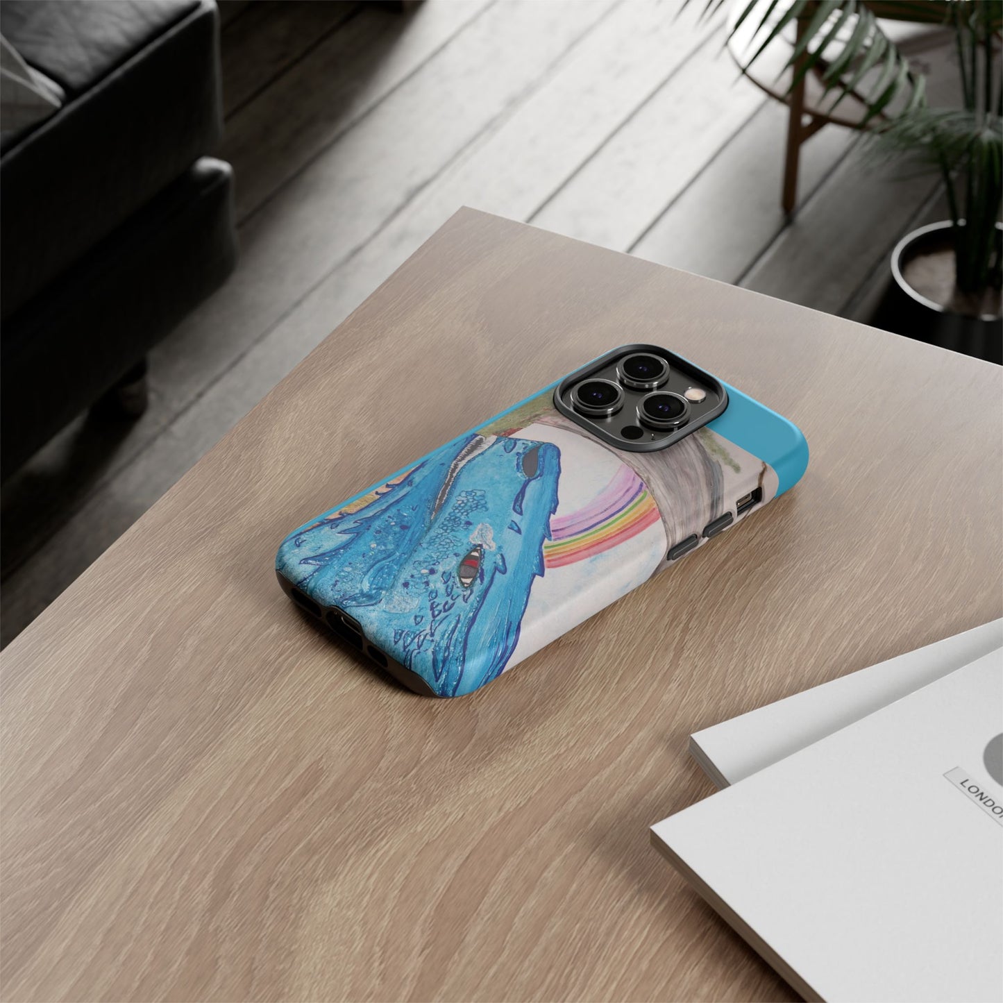 Phone Case — Rainbow Dragon and the Lady