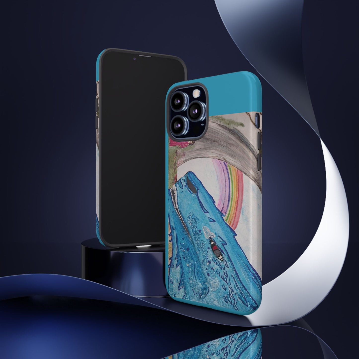 Phone Case — Rainbow Dragon and the Lady