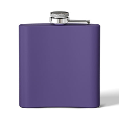 The Storyteller | 6oz Insulated Stainless Steel Flask | Wearable Art for Wandering
