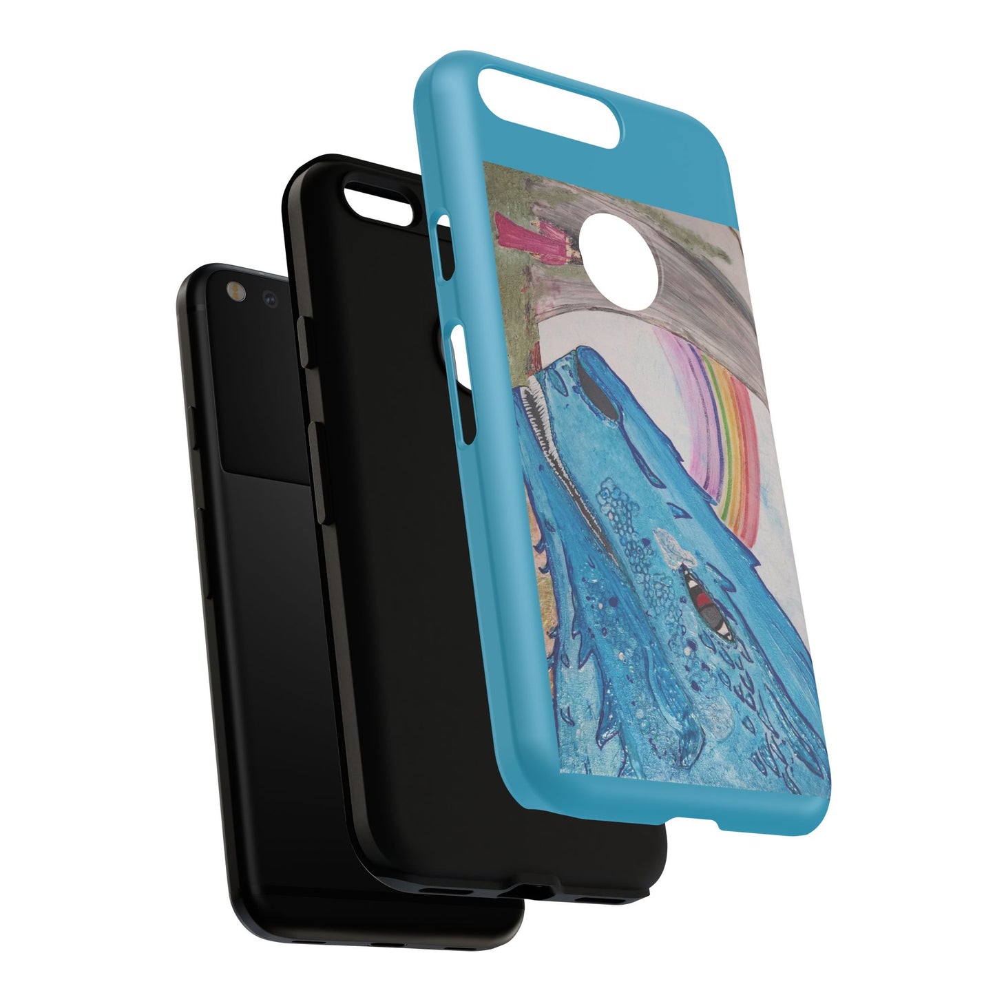 Phone Case — Rainbow Dragon and the Lady