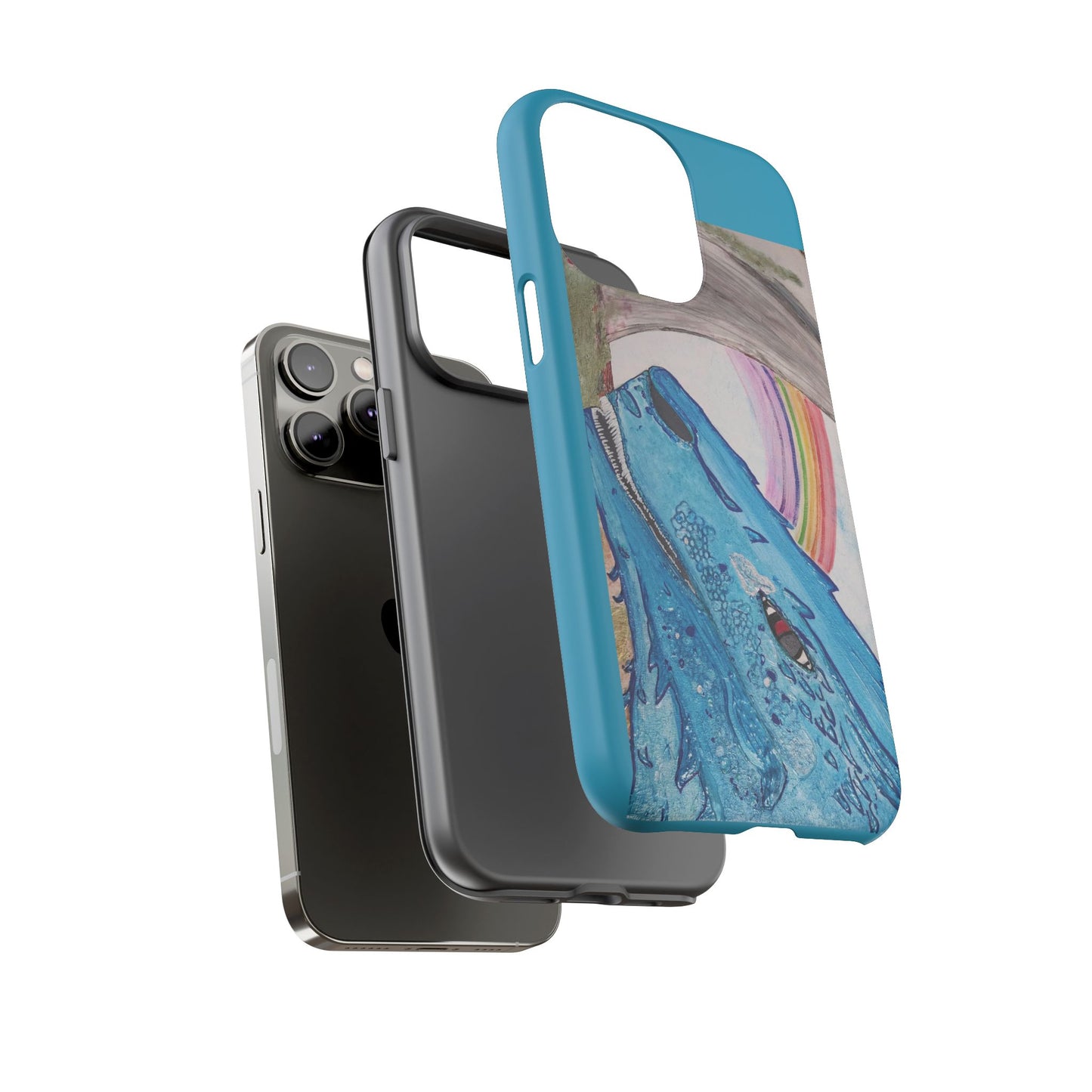 Phone Case — Rainbow Dragon and the Lady