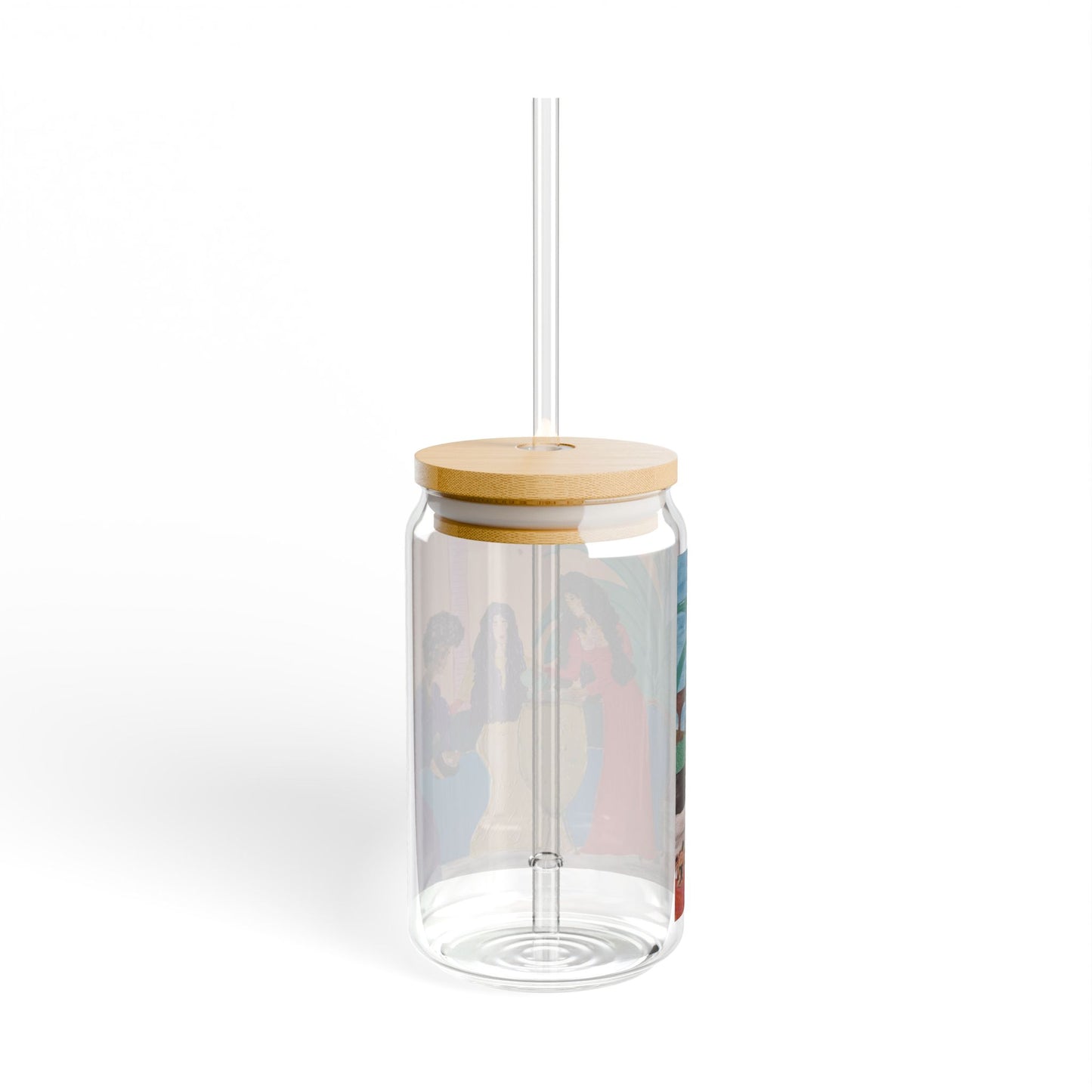 Tea in Olympus | 16oz Art Sipper Glass | Hecate, Persephone & Nyx