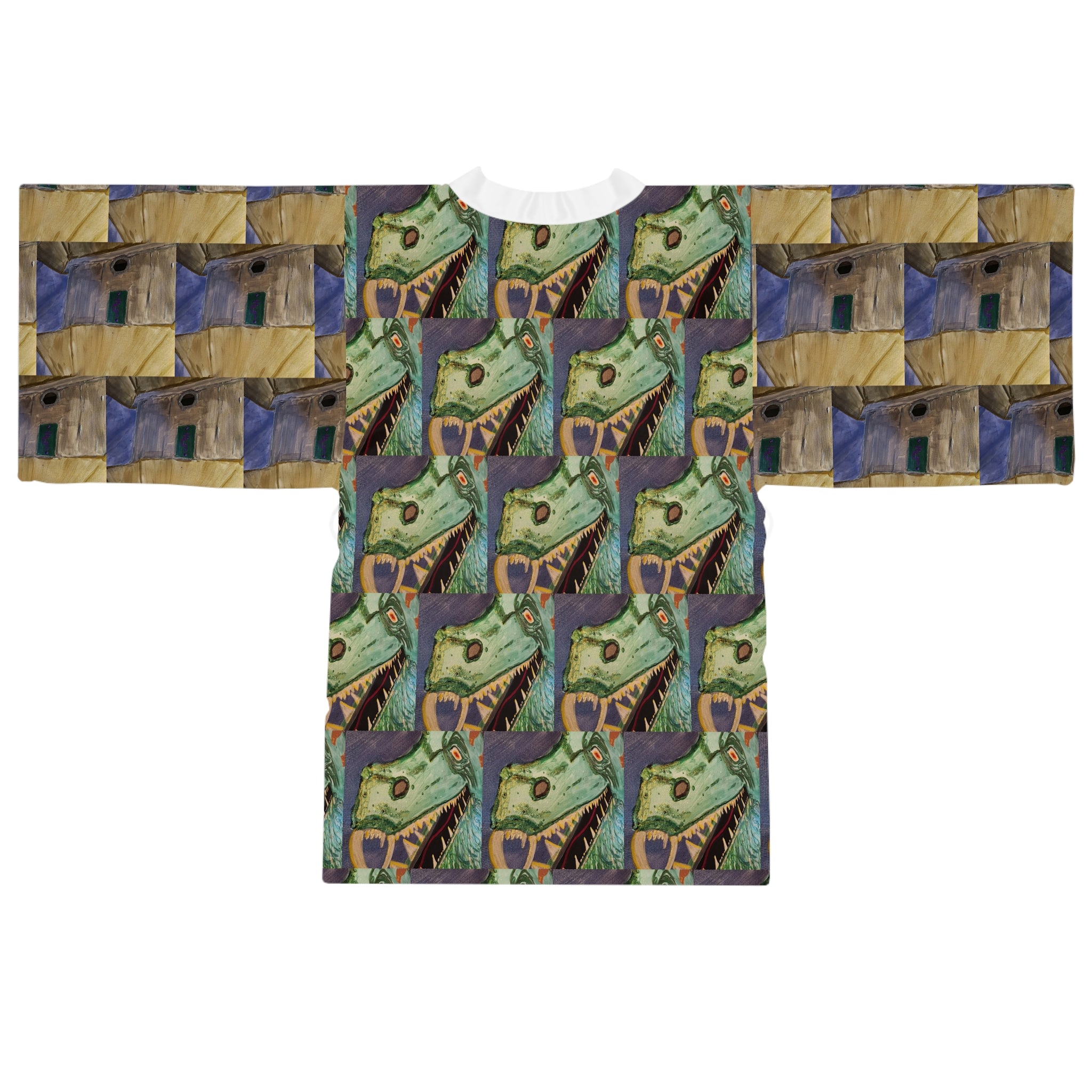 Airy | Dragon Temple Guardian Series | Lightweight Kimono Robe | Wearable Art