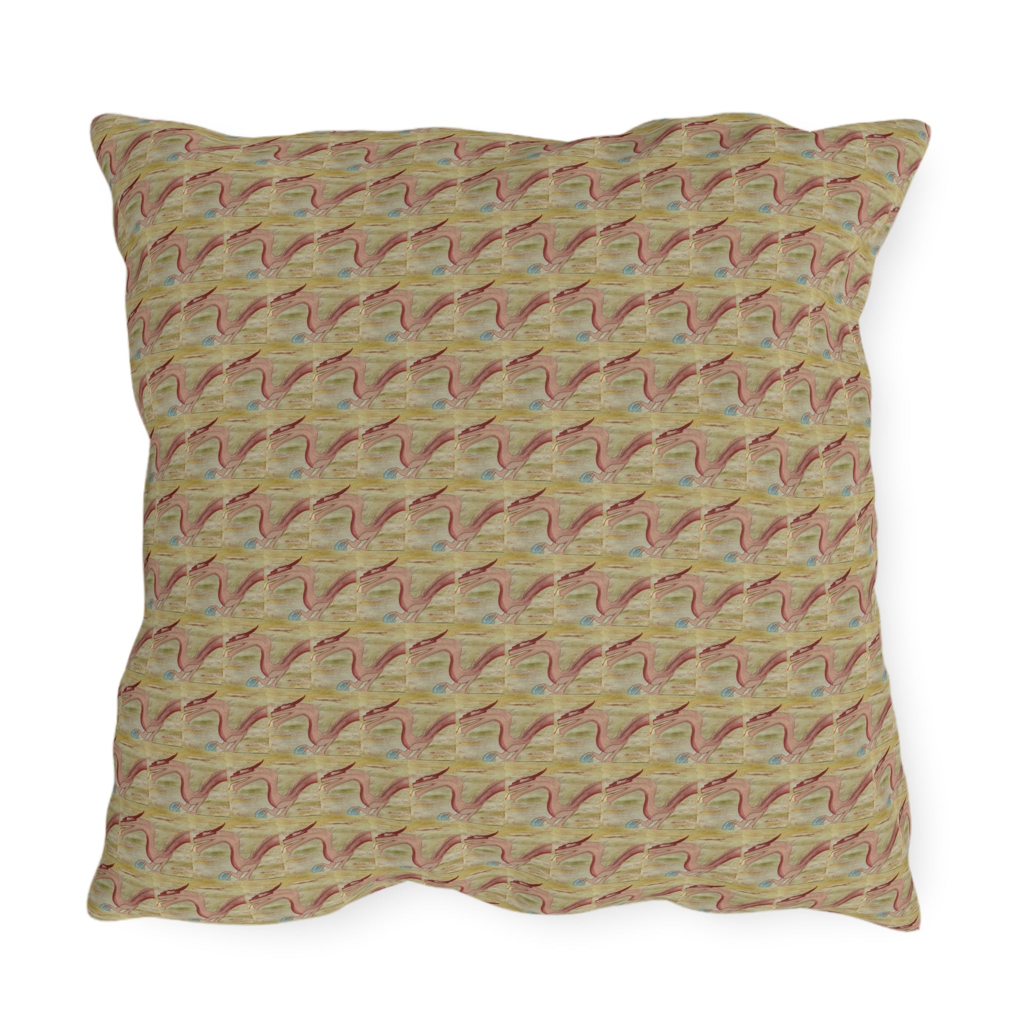 World Dragon Pattern Outdoor Pillow