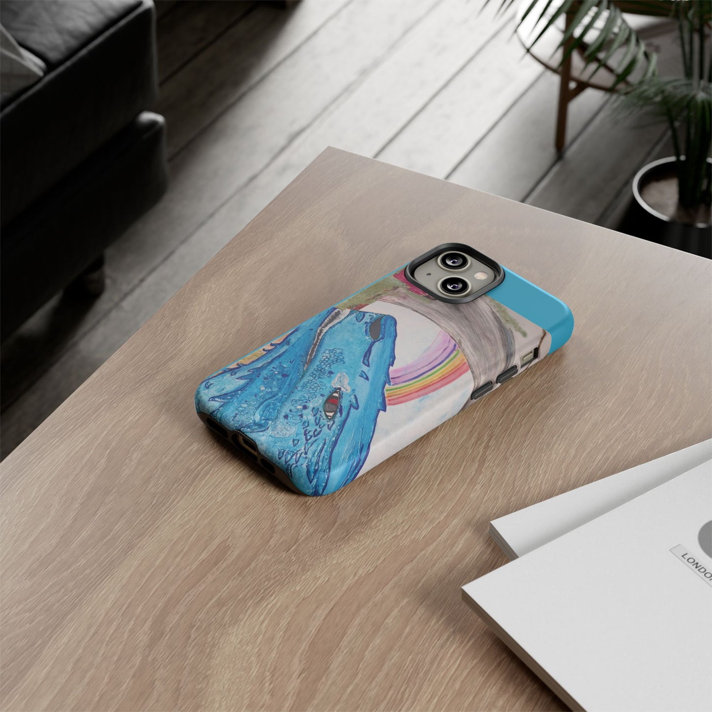 Phone Case — Rainbow Dragon and the Lady