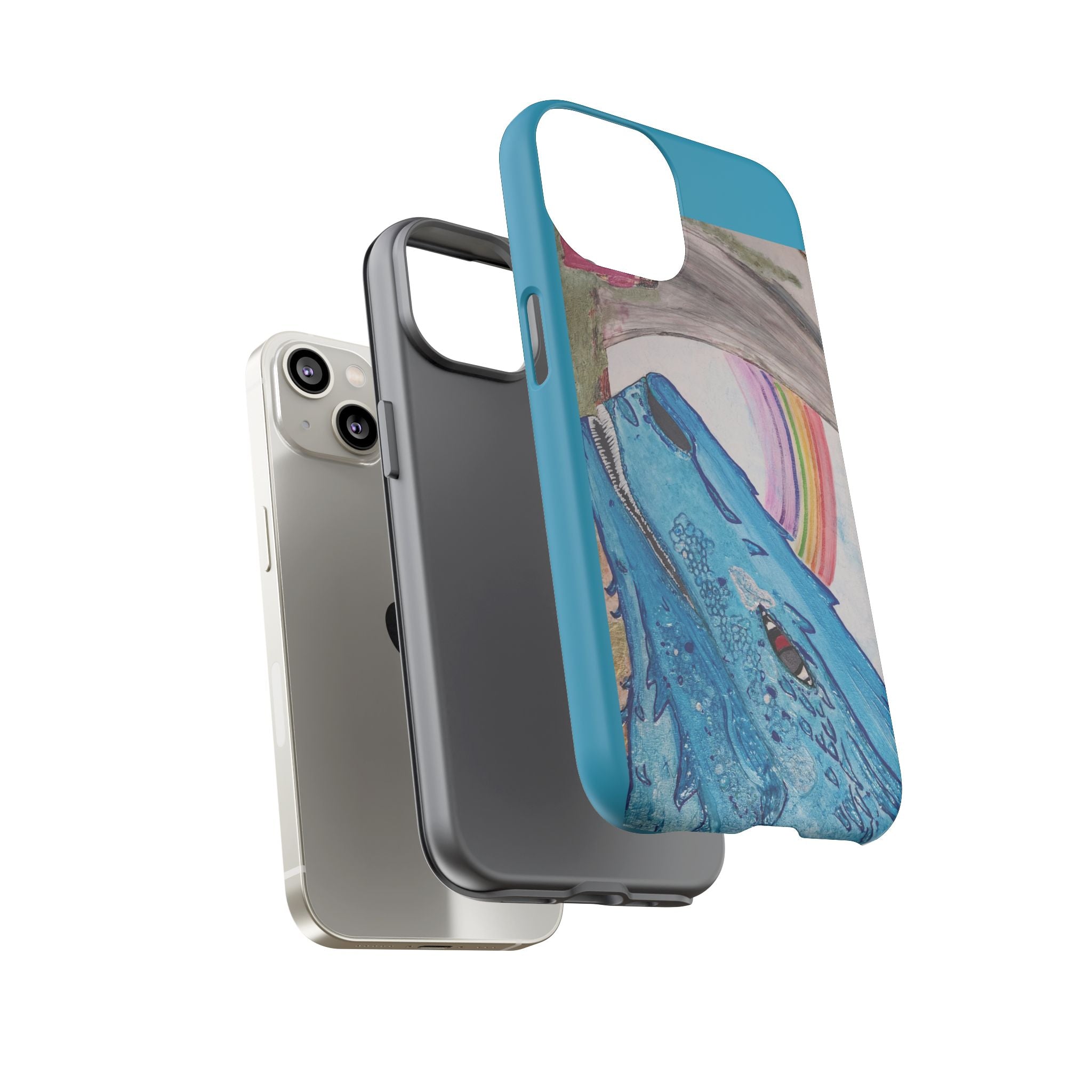 Phone Case — Rainbow Dragon and the Lady