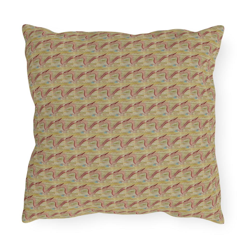 World Dragon Pattern Outdoor Pillow