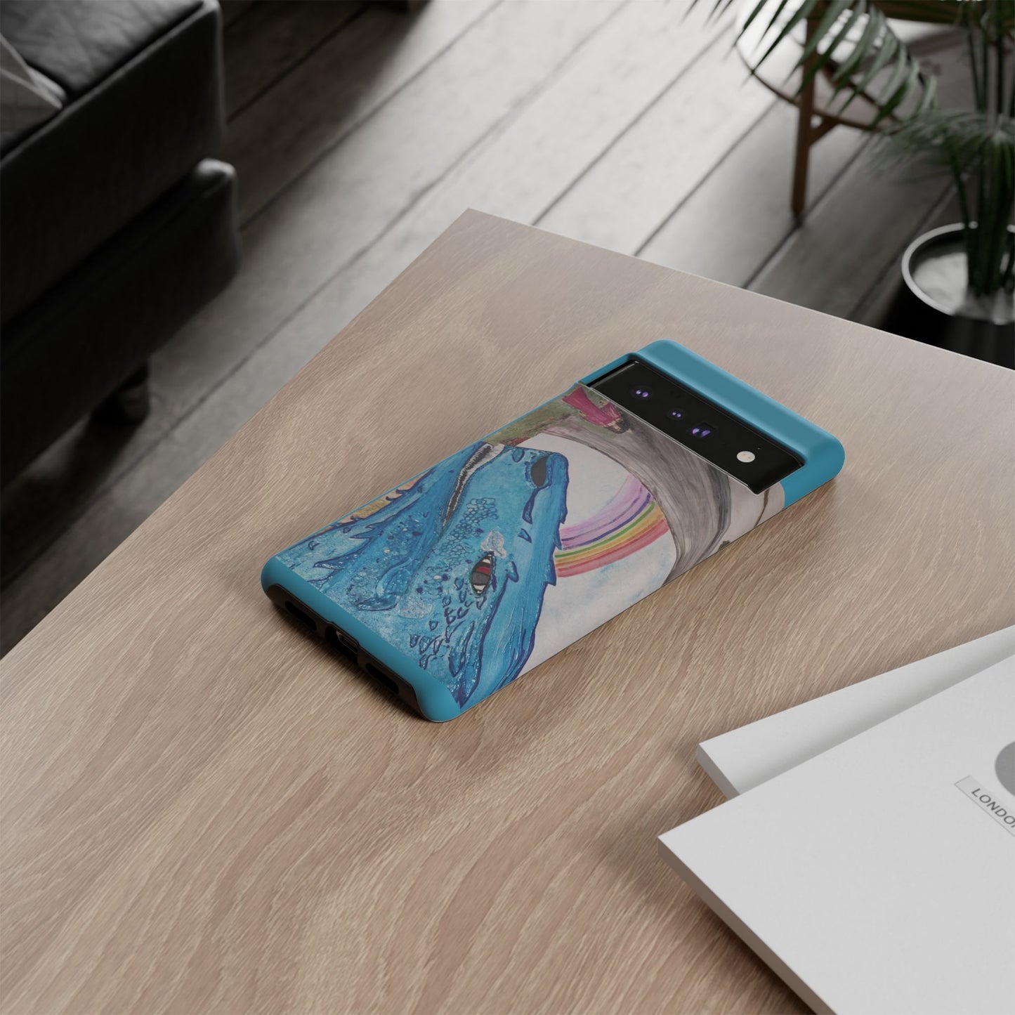 Phone Case — Rainbow Dragon and the Lady