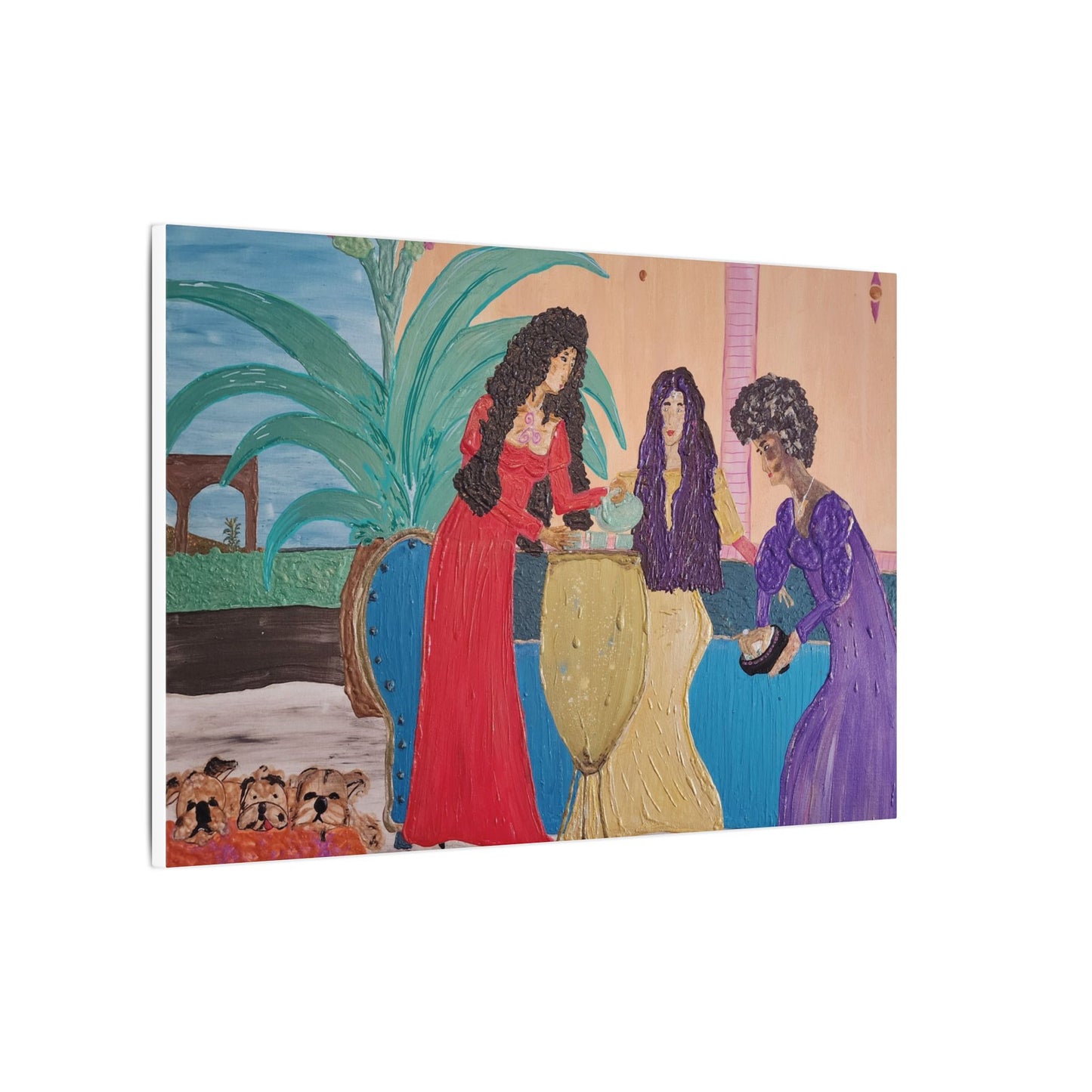 Hecate, Persephone, and Nyx: Matte Canvas, Stretched, 0.75"