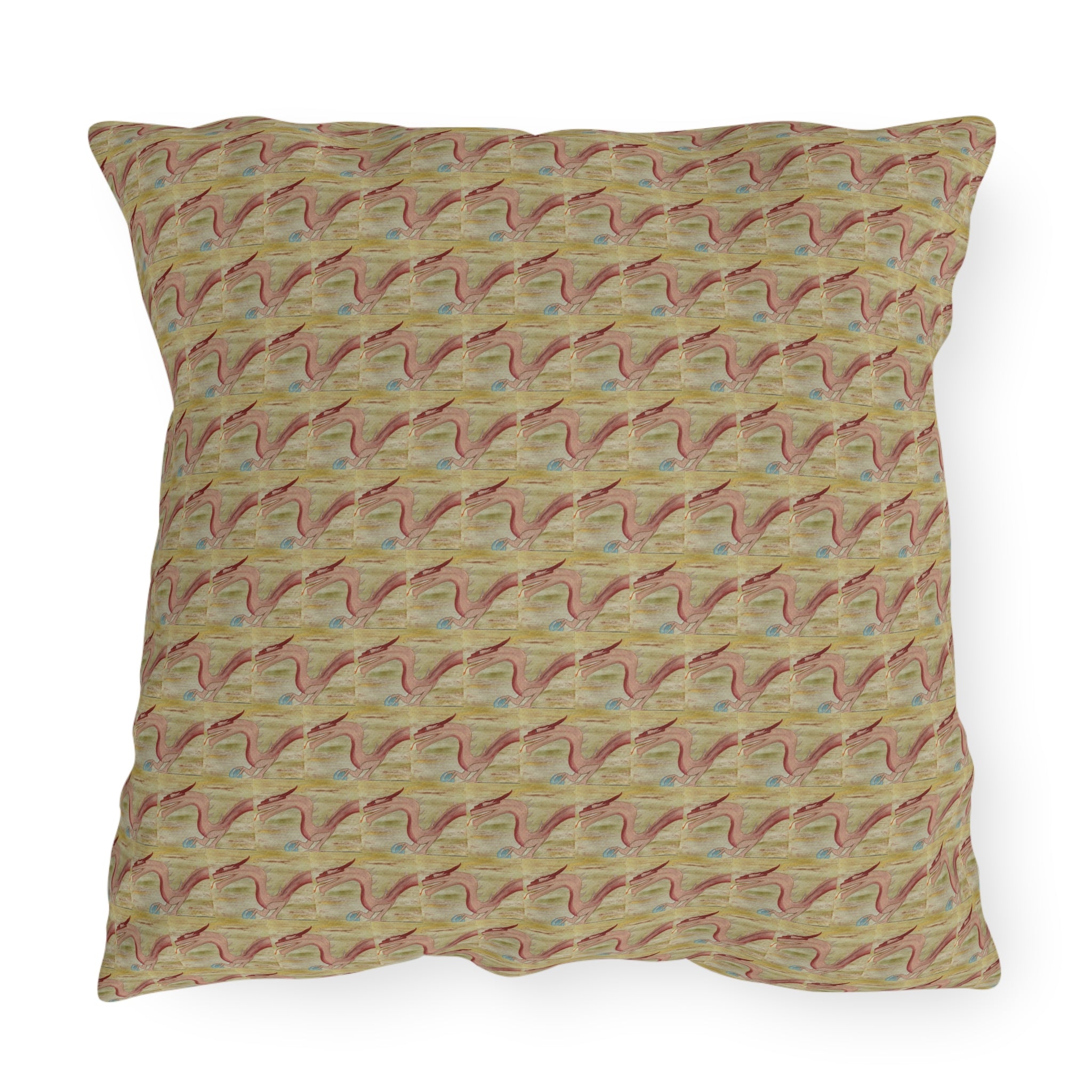 World Dragon Pattern Outdoor Pillow