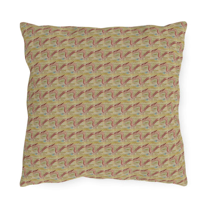 World Dragon Pattern Outdoor Pillow
