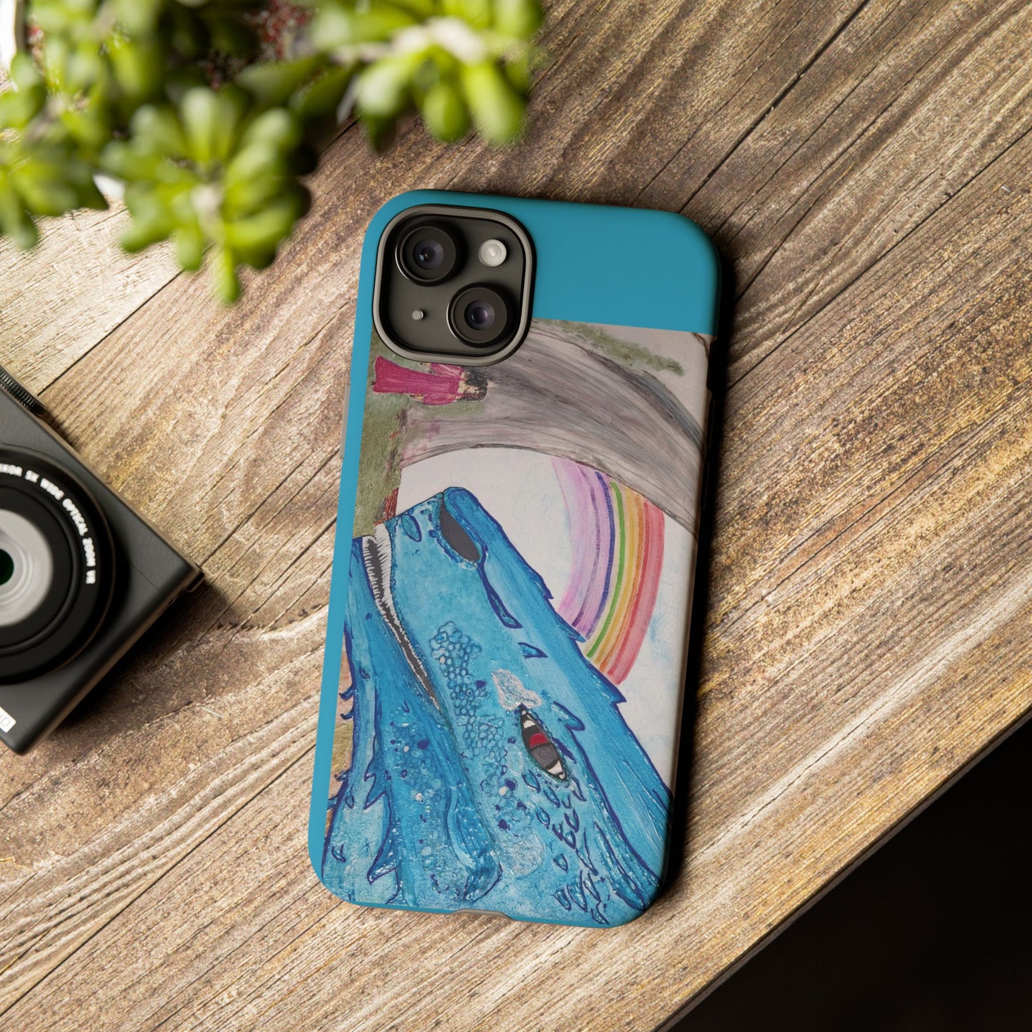 Phone Case — Rainbow Dragon and the Lady