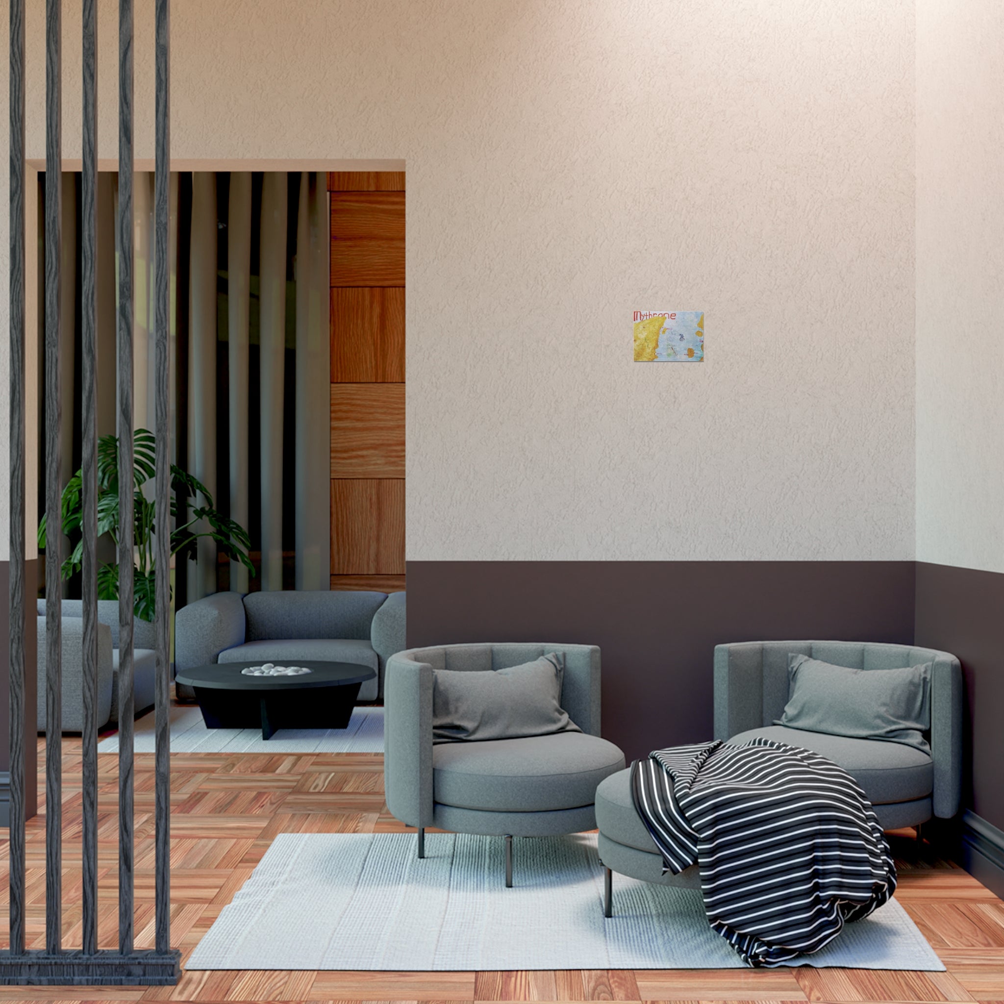 Mythrane Map Poster — Handcrafted Fantasy World Map Uncoated Poster