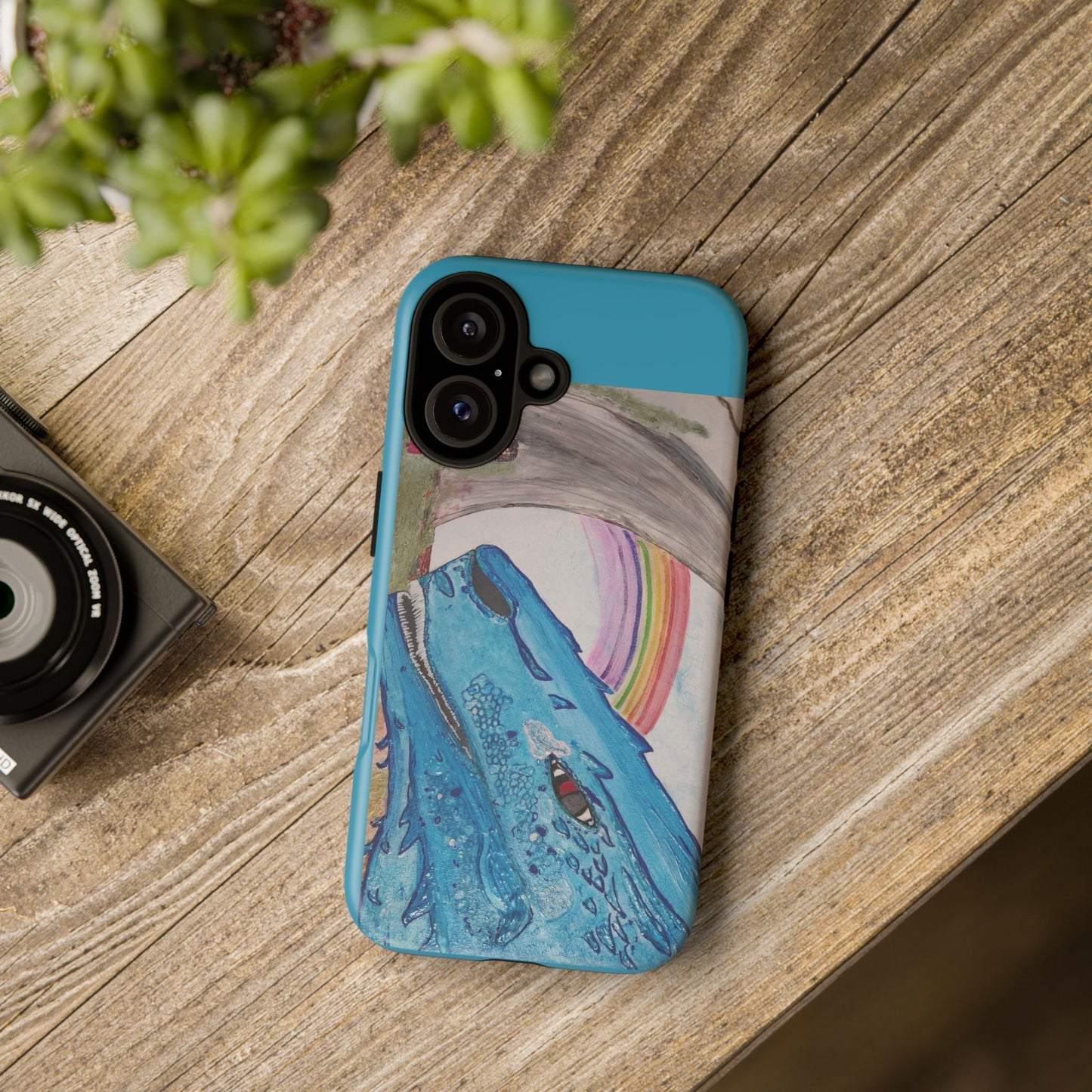 Phone Case — Rainbow Dragon and the Lady