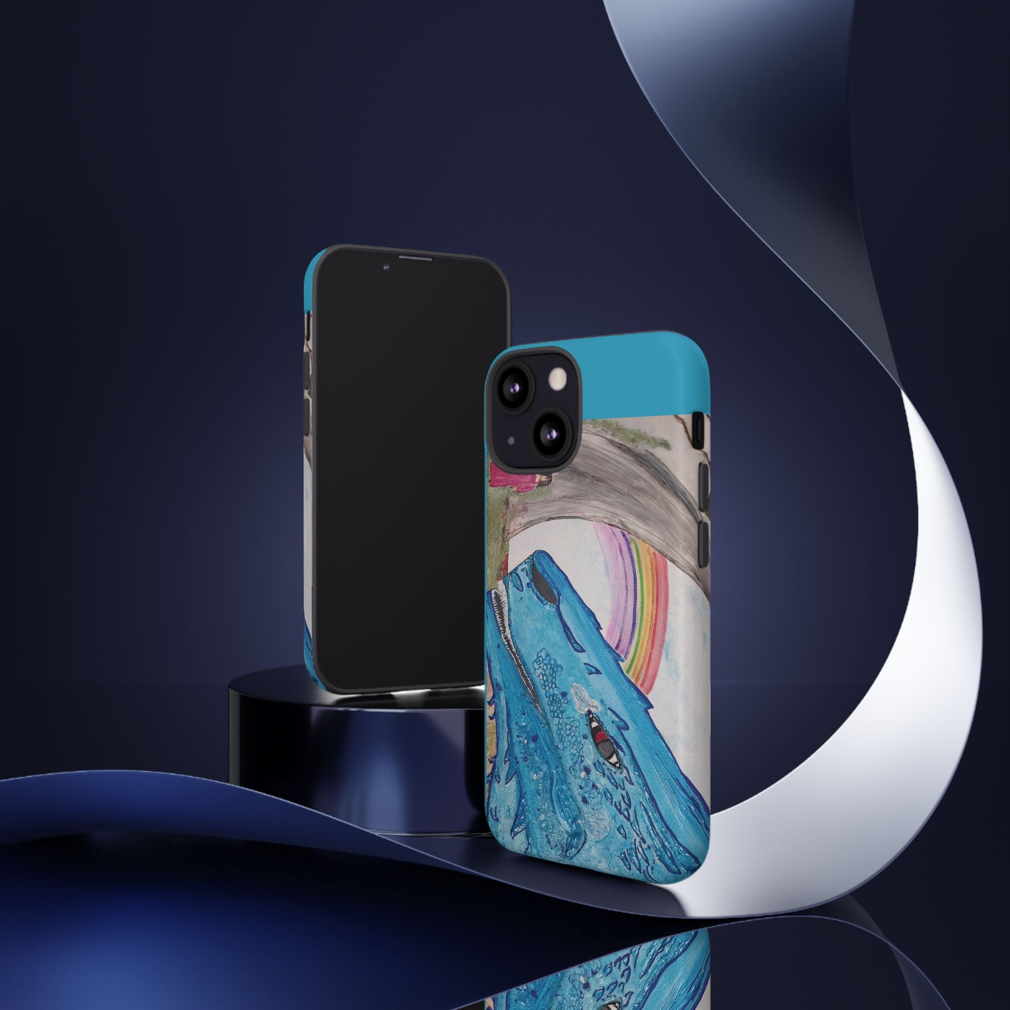 Phone Case — Rainbow Dragon and the Lady