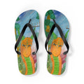 The Swift Dragon Flip Flops — Colorful Fantasy Beach Sandals