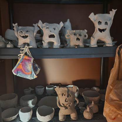 Spooky Studio Night: Adults-Only Halloween Pottery at the Studio Above the Clouds