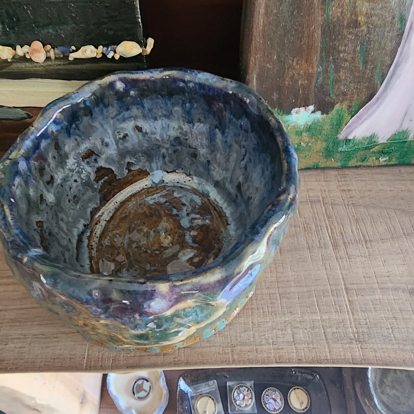 Purple and Blue Bowl