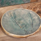 Small Blue Leaf Plate