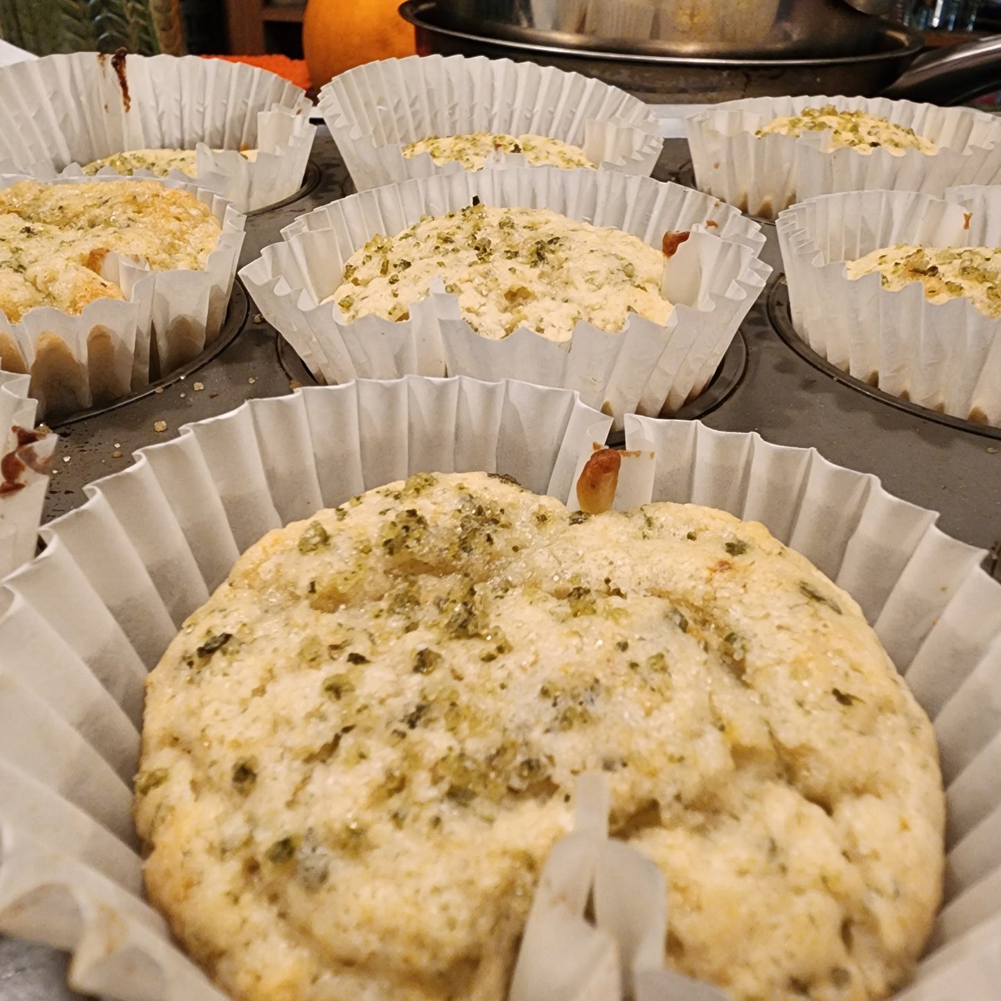 Lemon Balm Muffins